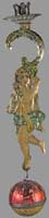 Angel Tin Christmas Ornament 