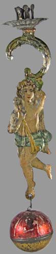 Angel tin Christmas Ornament