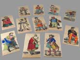 Changing Companions Metamorphoses   An early, c. 1860 hand colored metamorphosis    