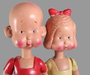 Henry and Henrietta close-up