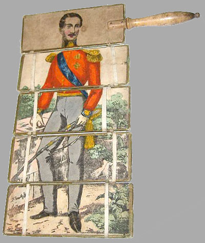 Jacob's ladder toy with image of Prince Albert