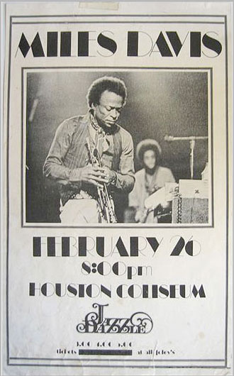 Miles Davis Concert Poster