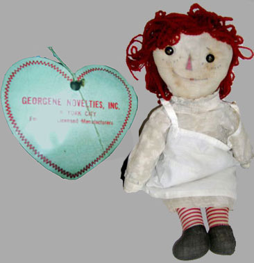 Raggedy Anne doll