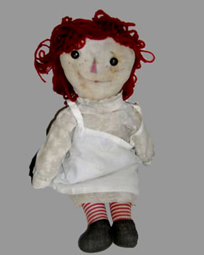 Raggedy Anne doll
