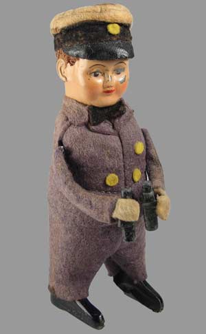Schuco man with binoculars