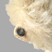 Steiff blond monkey button