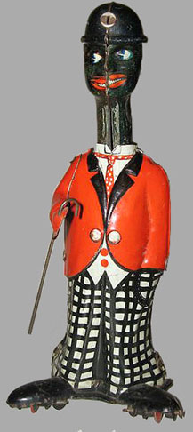 German tin toy of black dude