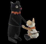 Schuco cat and mouse wind-up