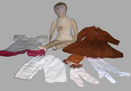 rag doll with original clothing