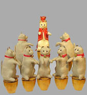 Steiff skittles set