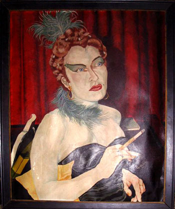self portrait of a transvestite