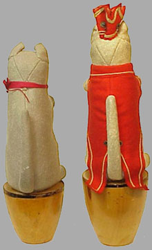 back of two of the pieces of skittle set