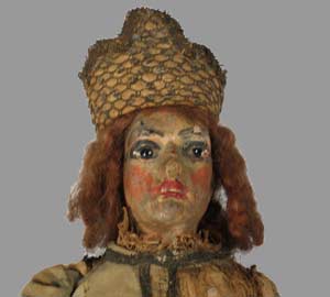 Japanese puppet doll face